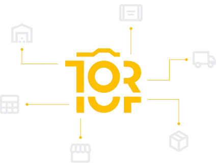 Catálogo maestro de Toriut por encima de varias tiendas Shopify