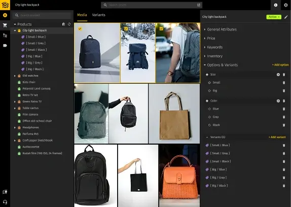 Centralized media library